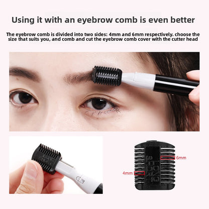 Electric eyebrow trimming knife