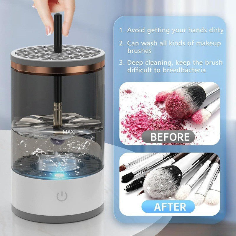Electric brush cleaner