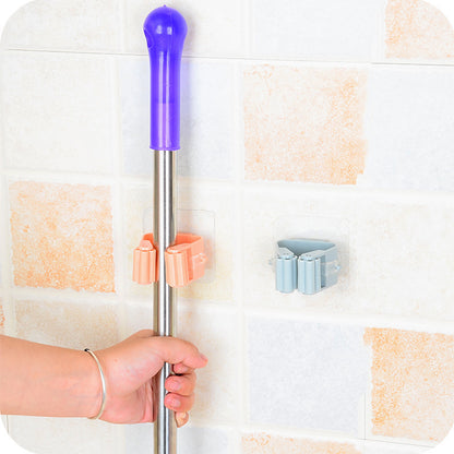 Smooth-edge mop holder