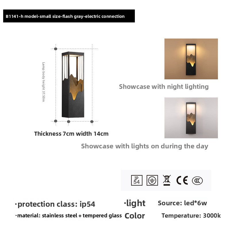 Zen-inspired landscape lights