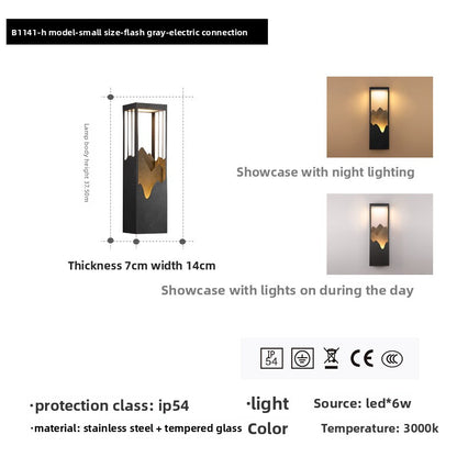 Zen-inspired landscape lights