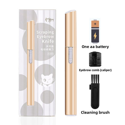 Electric eyebrow trimming knife