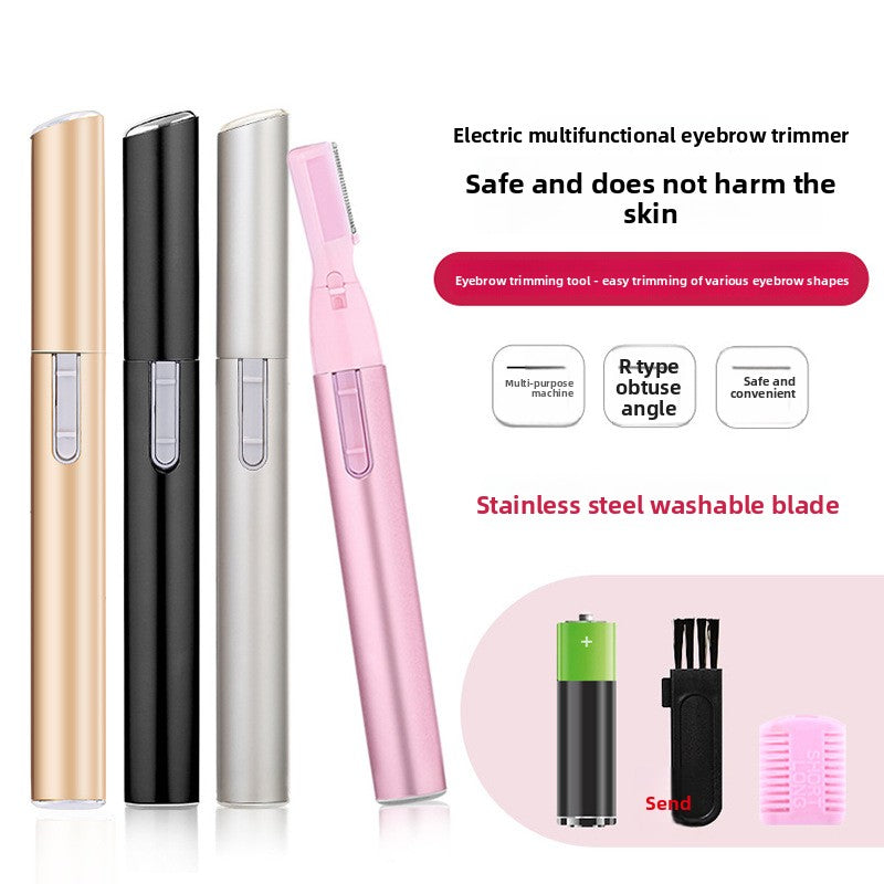 Electric eyebrow trimming knife