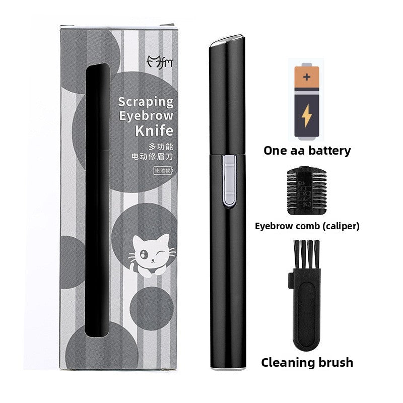 Electric eyebrow trimming knife