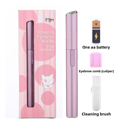 Electric eyebrow trimming knife