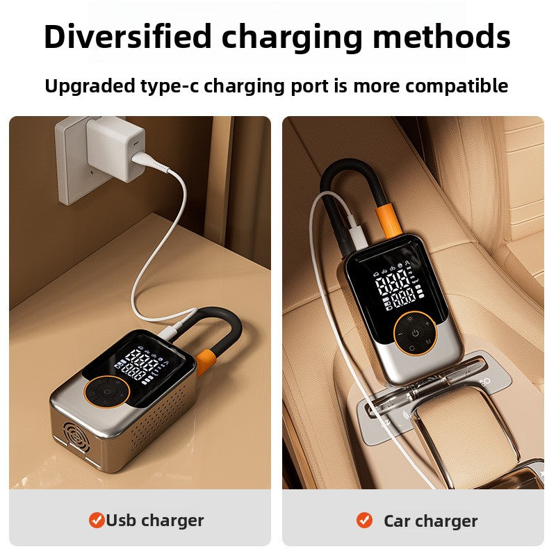Portable Wireless Car Air Pump with Digital Display