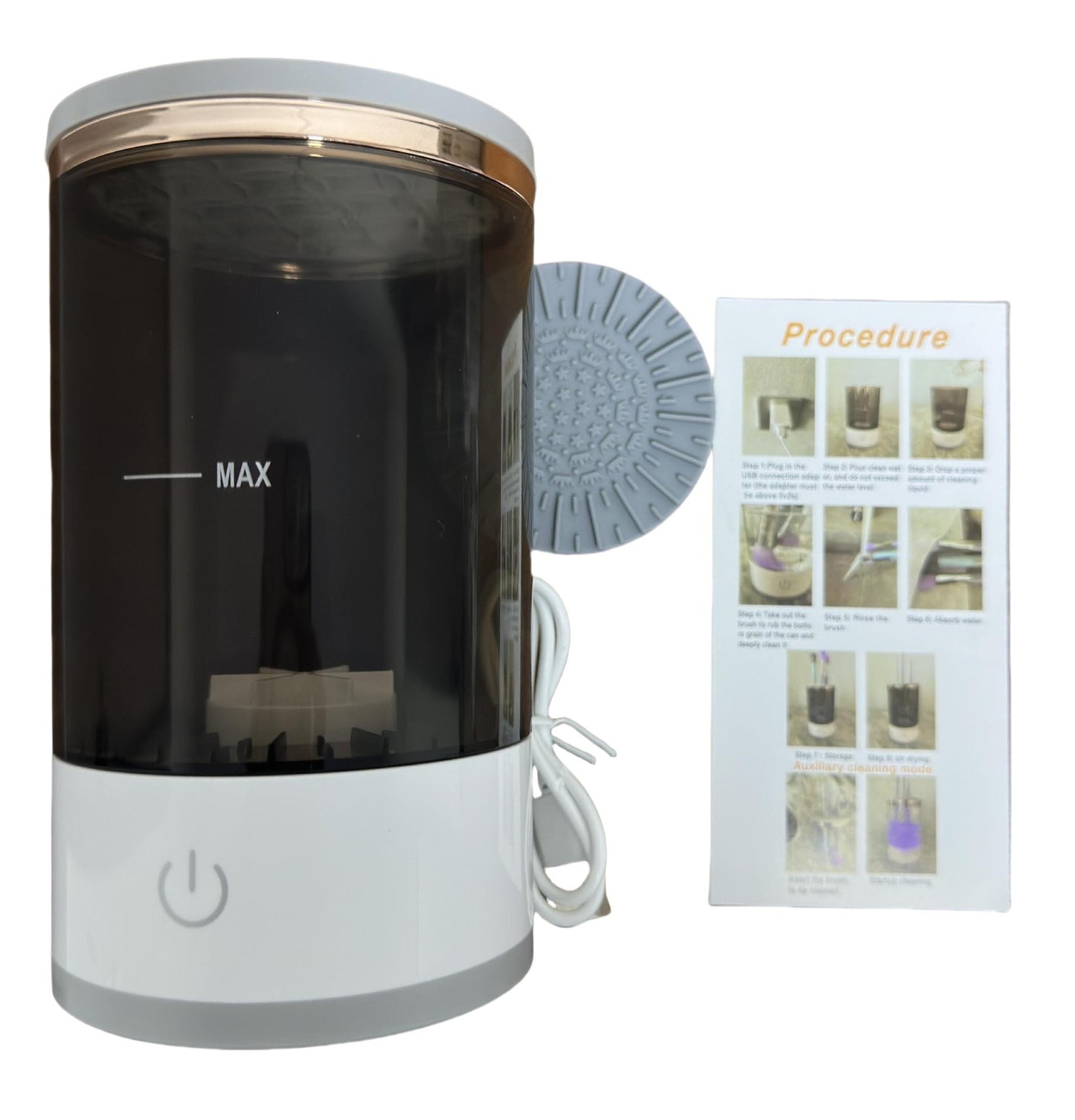 Electric brush cleaner