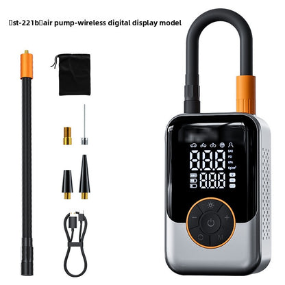 Portable Wireless Car Air Pump with Digital Display