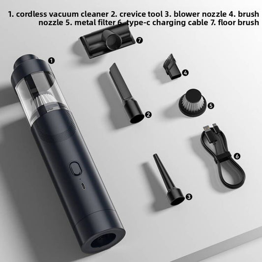 Wireless car-mounted brushless vacuum cleaner